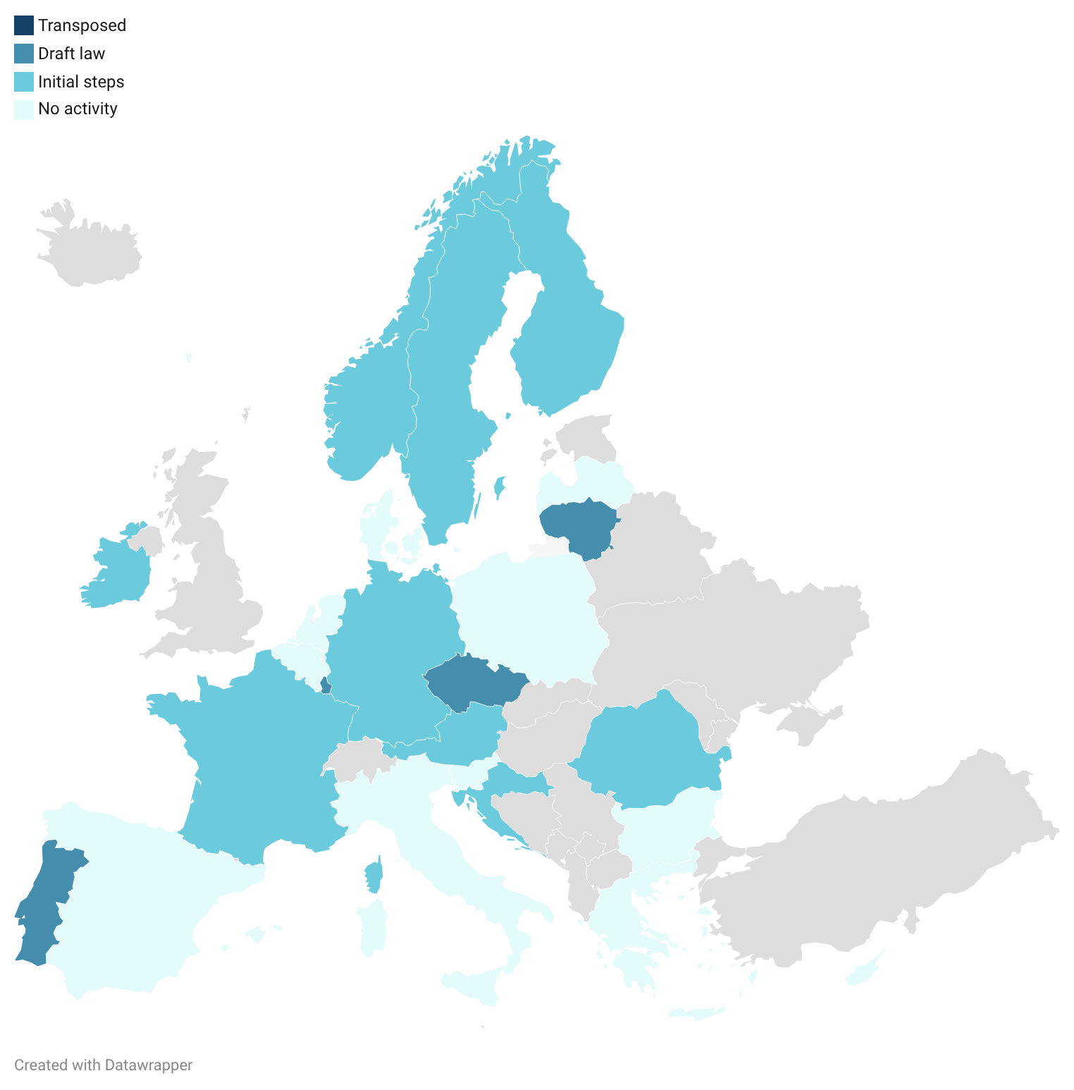 EU Platform Work Directive: Which countries have implemented