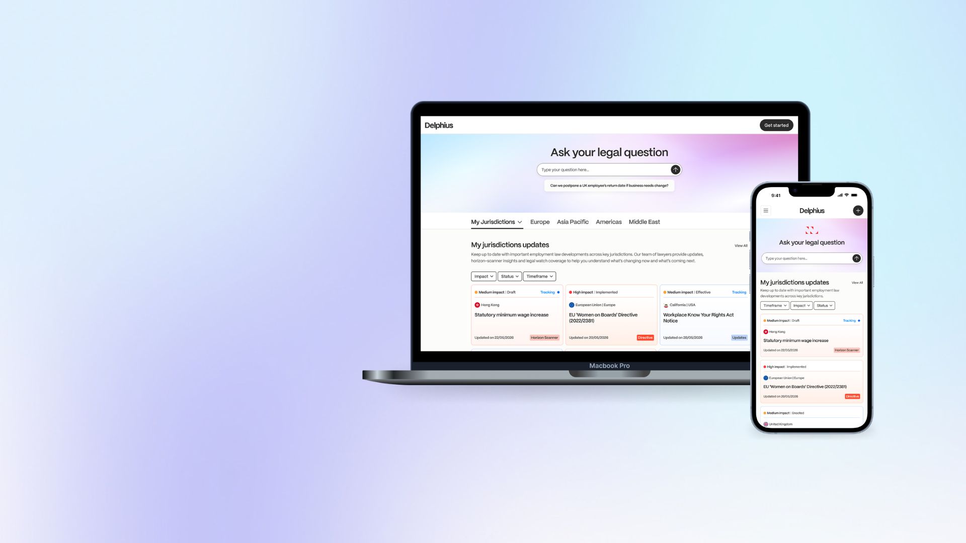 Delphius combines the knowledge and expertise of the world’s best employment lawyers with the speed of AI.
