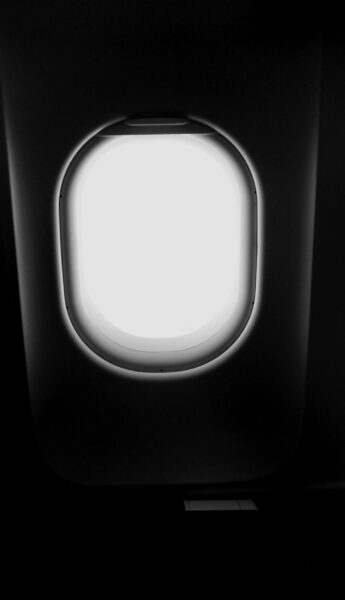 Image of a window in a plane