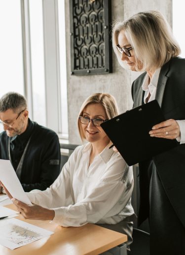 Women working in an office