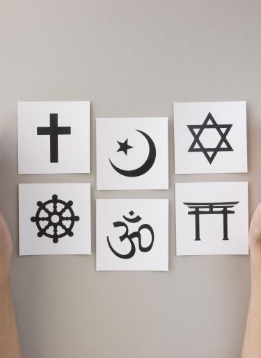 Image of different religious signs