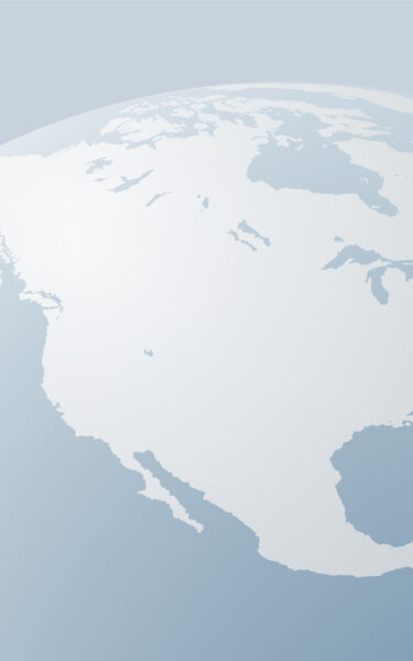 Map of North America