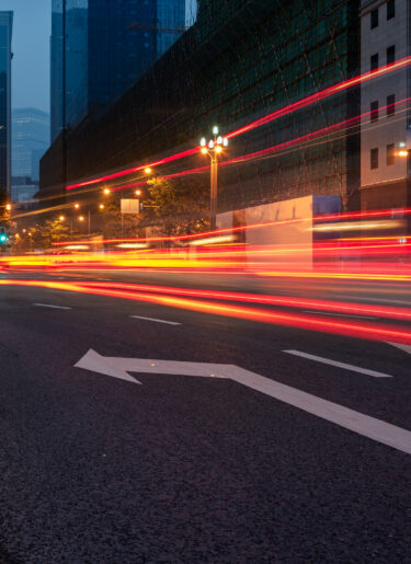 urban traffic road with cityscape