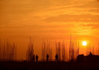 Workers under the sun