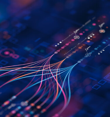 Abstract futuristic ai
