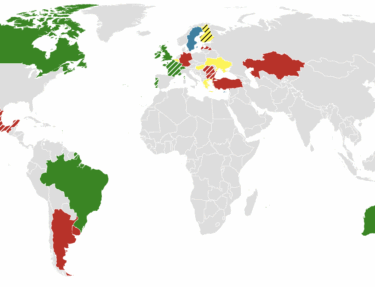 Gender pay reporting requirements global map