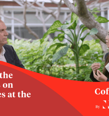 Cover coffee break Catherine Leung and Charles Cameron